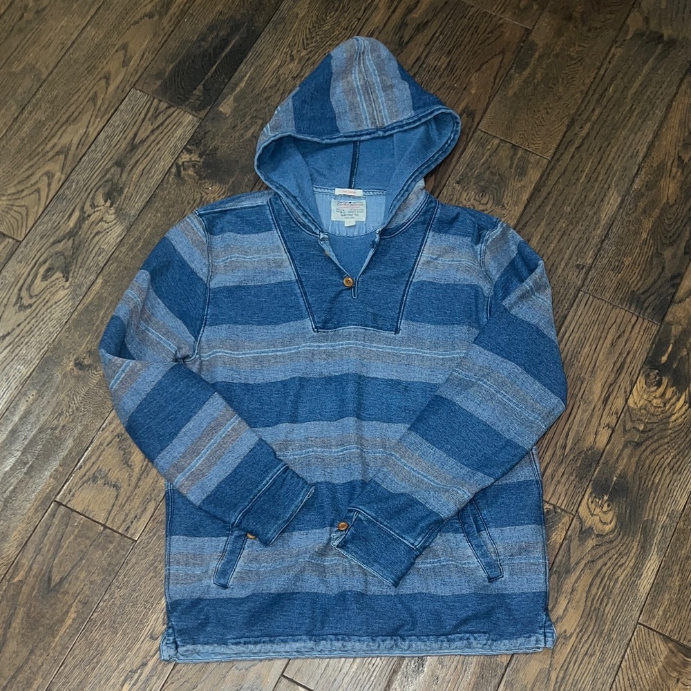Lucky‎ Brand Blue Striped Men's Shirt